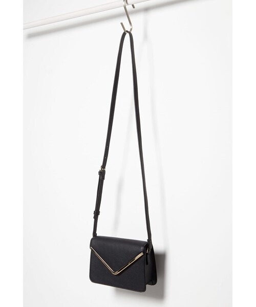 FOREVER 21（フォーエバー トゥエンティーワン）の「FOREVER 21 Mini Faux Leather Crossbody（ショルダーバッグ・レディース・Black/Brown・One size）」の8枚目の写真