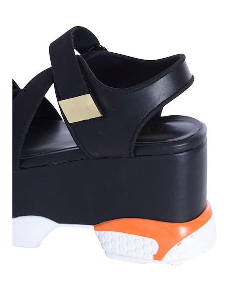 EVRIS（エヴリス）の「スニーカーサンダル（シューズ・レディース・ホワイト/ブラック・S/M/L）」の8枚目の写真