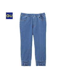 GU | (GU)GIRLS裾リボンクロップドパンツ(パンツ)