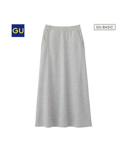 GU（ジーユー）の「（GU）スウェットマキシスカート（スカート）」 - WEAR