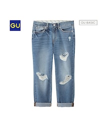 GU | （GU）ボーイフレンドアンクルジーンズＤ(パンツ)