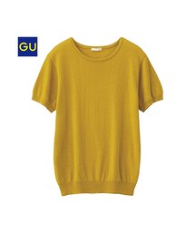 GU | （GU）クルーネックセーター（半袖）Ａ(トップス)
