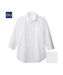 GU | （GU）ブロードシャツ（７分袖）Ａ(トップス)