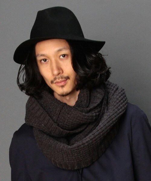 DETAILS（ディテールズ）の「【15/16A/W先行予約】DETAILS/ツバ広フェルトHAT（ハット・メンズ・ブラック/ネイビー/ライトベージュ・FREE）」の16枚目の写真