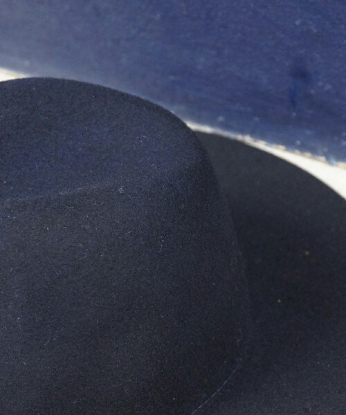 DETAILS（ディテールズ）の「【15/16A/W先行予約】DETAILS/ツバ広フェルトHAT（ハット・メンズ・ブラック/ネイビー/ライトベージュ・FREE）」の12枚目の写真