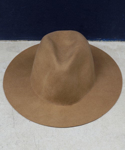 DETAILS（ディテールズ）の「【15/16A/W先行予約】DETAILS/ツバ広フェルトHAT（ハット・メンズ・ブラック/ネイビー/ライトベージュ・FREE）」の14枚目の写真