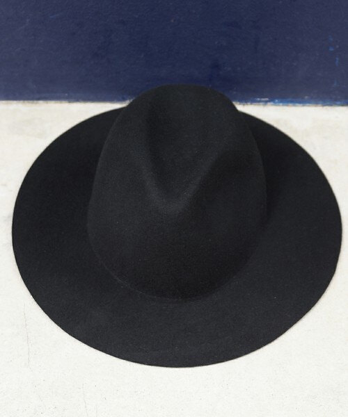 DETAILS（ディテールズ）の「【15/16A/W先行予約】DETAILS/ツバ広フェルトHAT（ハット・メンズ・ブラック/ネイビー/ライトベージュ・FREE）」の13枚目の写真