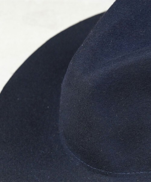 DETAILS（ディテールズ）の「【15/16A/W先行予約】DETAILS/ツバ広フェルトHAT（ハット・メンズ・ブラック/ネイビー/ライトベージュ・FREE）」の11枚目の写真