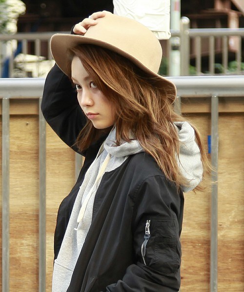 DETAILS（ディテールズ）の「【15/16A/W先行予約】DETAILS/ツバ広フェルトHAT（ハット・メンズ・ブラック/ネイビー/ライトベージュ・FREE）」の20枚目の写真