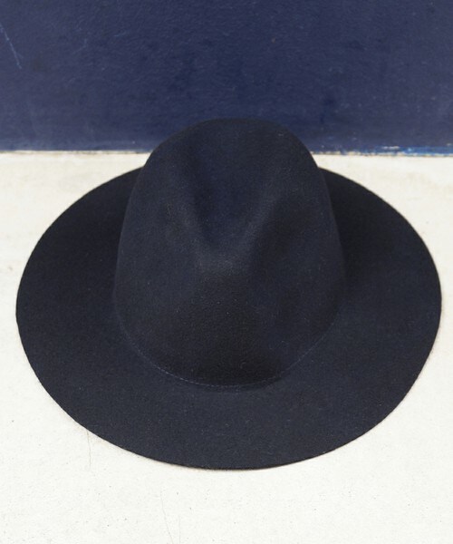 DETAILS（ディテールズ）の「【15/16A/W先行予約】DETAILS/ツバ広フェルトHAT（ハット・メンズ・ブラック/ネイビー/ライトベージュ・FREE）」の15枚目の写真