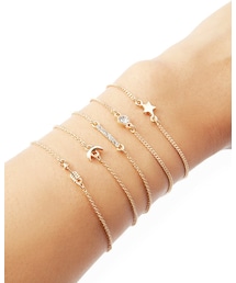 FOREVER 21 | FOREVER 21 Star Charm Bracelet Set(ブレスレット)