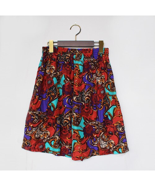 Vintage Clothing(ヴィンテージクロージング)の「Flower Flare Shorts(パンツ・Flower・One)」の1枚目の写真