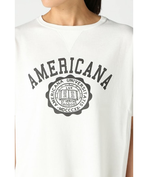 Deuxieme Classes アメリカーナ カレッジロゴTシャツ Deuxieme Classe（ドゥーズィエムクラス）の「AMERICANA カレッジロゴT