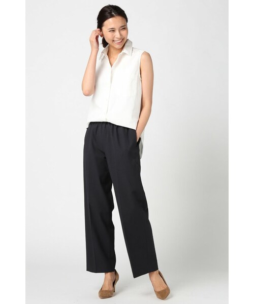 plage プラージュ コットン100　ノースリーブ カットソー　ベスト 紫紺 楽天市場】Plage プラージュ タンクトップ 23春夏 ブラック 黒