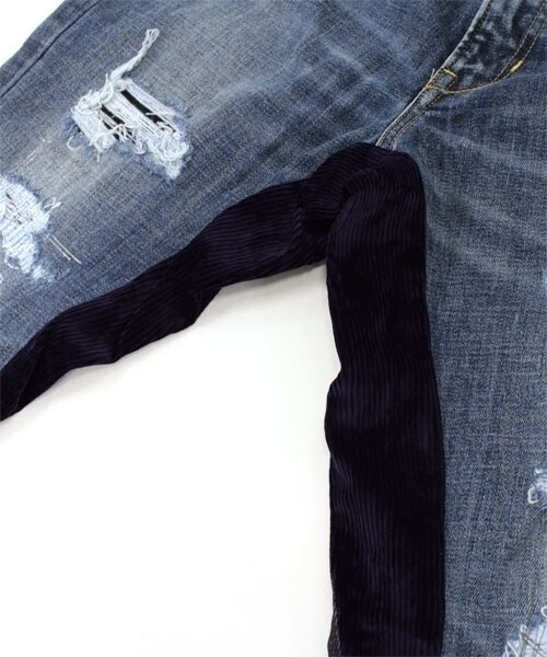 RNA(アールエヌエー)の「リメイク切り替えルーズスキニーパンツ(パンツ・レディース・スペシャルリメイク加工・S/M)」の9枚目の写真