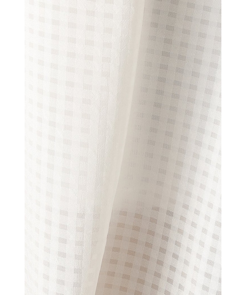 La TOTALITE（ラトータリテ）の「シアーチェックボウタイブラウス（トップス・レディース・ホワイト/ネイビー・フリー）」の11枚目の写真