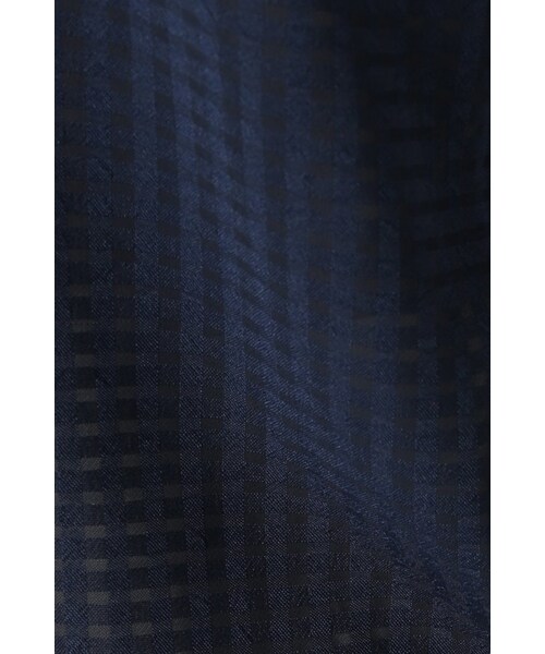 La TOTALITE（ラトータリテ）の「シアーチェックボウタイブラウス（トップス・レディース・ホワイト/ネイビー・フリー）」の12枚目の写真