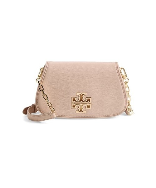 TORY BURCH(トリーバーチ)の「Tory Burch 'Mini Britten' Leather Crossbody Bag(クラッチバッグ・レディース・Brown/Black/Blue/Beige/Red・One Size)」の3枚目の写真