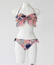 DHOLIC | ボタニカルプリント2wayバンドゥビキニ(水着)