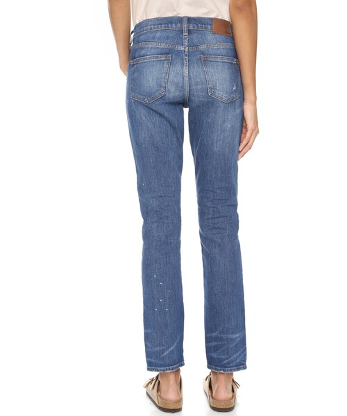 madewell（メイドウェル）の「Madewell Slim Hatfield Boyfriend Jeans（デニムパンツ・レディース・Blue・25/26/27/28/29/30）」の4枚目の写真
