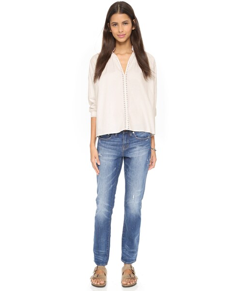 madewell（メイドウェル）の「Madewell Slim Hatfield Boyfriend Jeans（デニムパンツ・レディース・Blue・25/26/27/28/29/30）」の5枚目の写真