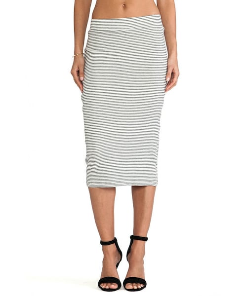 James Perse Stripe Skirt 
