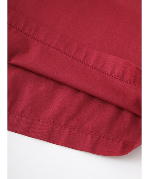 w closet（ダブルクローゼット）の「ツイルギャザーガウチョパンツ（パンツ・レディース・オフホワイト/レッド/カーキ・FREE）」の10枚目の写真