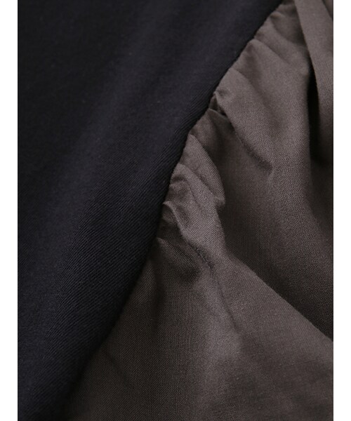 w closet（ダブルクローゼット）の「異素材プリント入りプルオーバー（トップス・レディース・オフホワイト/オフ×サックス/ブラック・FREE）」の10枚目の写真