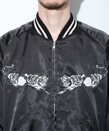 UNDERCOVER 15S/S STUDIOUS別注 トラ刺繍サテンスカジャン UNDERCOVER（アンダーカバー）の「【STUDIOUS 限定】トラ刺繍