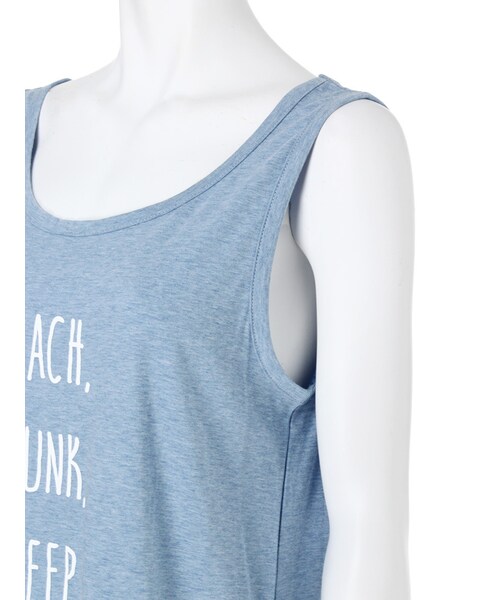 GYDA（ジェイダ）の「summerロゴタンクトップ（トップス・レディース・オフホワイト/グレー/ライトイエロー/アクア・F）」の9枚目の写真
