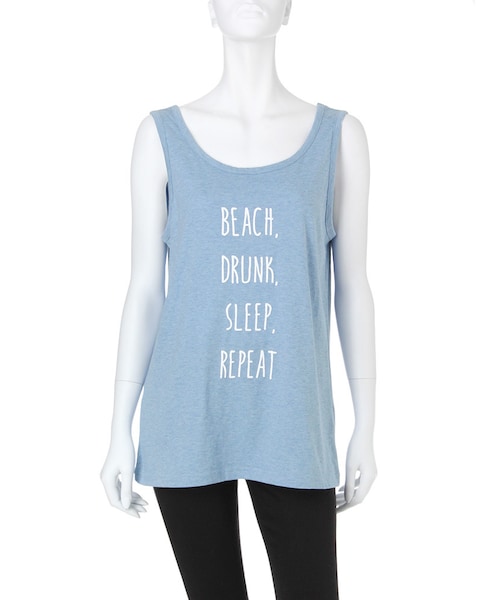 GYDA（ジェイダ）の「summerロゴタンクトップ（トップス・レディース・オフホワイト/グレー/ライトイエロー/アクア・F）」の5枚目の写真