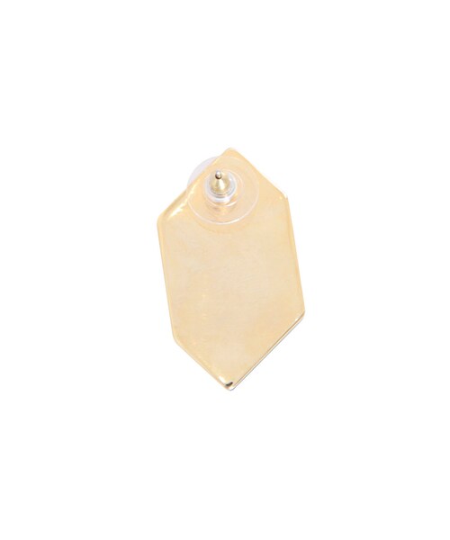 MURUA（ムルーア）の「【LIFE】ヘキサゴンカラーピアス（アクセサリー・レディース・イエロー/ブルー/ブラウン）」の8枚目の写真