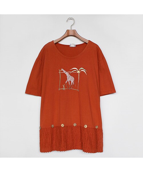 Vintage Clothing(ヴィンテージクロージング)の「Giraffe Tee(トップス・Other・One)」の1枚目の写真