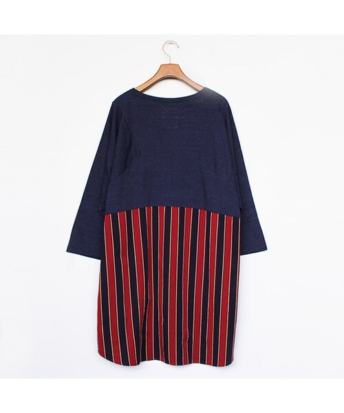 VOO（ヴォー）の「Good Combo 3/5・改（トップス・White/Navy・1/KING）」の4枚目の写真