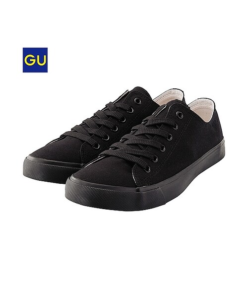 GU（ジーユー）の「（GU）キャンバスシューズＥ（MEN ⁄ シューズ・メンズ・WHITE/BLACK/NAVY/88・24.0cm/23.0cm/25.0cm/26.0cm/28.0cm/27.0cm）」の4枚目の写真
