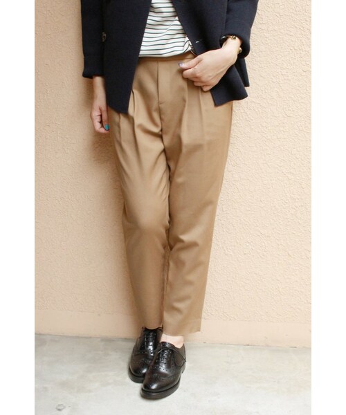 JOURNAL STANDARD（ジャーナルスタンダード）の「《予約》TWINS イージーパンツ◆（パンツ・レディース・ブラック/ナチュラル/ベージュ/ネイビー・36/38/40）」の3枚目の写真