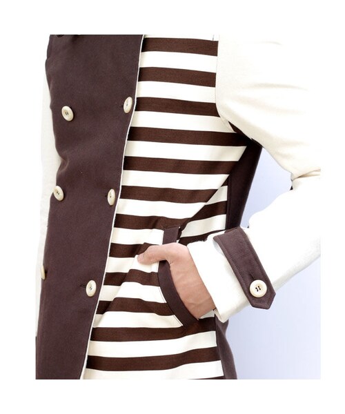 NIRAME.CO（ニラメッコ）の「【残り１枚】増量カフェオーレ　ピーコート（シャツ/ブラウス・メンズ・その他）」の7枚目の写真