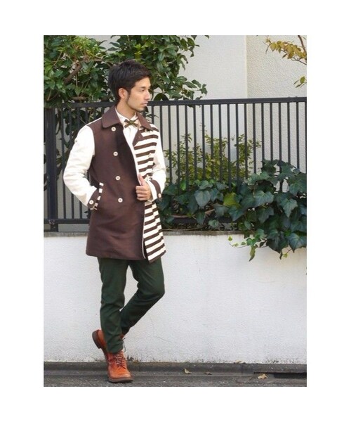 NIRAME.CO（ニラメッコ）の「【残り１枚】増量カフェオーレ　ピーコート（シャツ/ブラウス・メンズ・その他）」の2枚目の写真