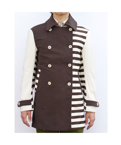 NIRAME.CO（ニラメッコ）の「【残り１枚】増量カフェオーレ　ピーコート（シャツ/ブラウス・メンズ・その他）」の4枚目の写真