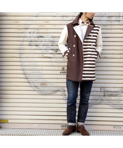 NIRAME.CO（ニラメッコ）の「【残り１枚】増量カフェオーレ　ピーコート（シャツ/ブラウス・メンズ・その他）」の3枚目の写真