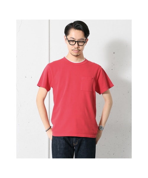 URBAN RESEARCH DOORS(アーバンリサーチドアーズ)の「ピグメントダイ鹿の子Pocket Tシャツ(トップス・メンズ・Black/Green/Blue/Red/White・38/40)」の15枚目の写真