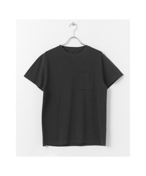URBAN RESEARCH DOORS(アーバンリサーチドアーズ)の「ピグメントダイ鹿の子Pocket Tシャツ(トップス・メンズ・Black/Green/Blue/Red/White・38/40)」の1枚目の写真