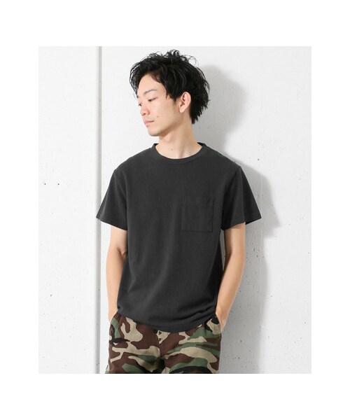 URBAN RESEARCH DOORS(アーバンリサーチドアーズ)の「ピグメントダイ鹿の子Pocket Tシャツ(トップス・メンズ・Black/Green/Blue/Red/White・38/40)」の13枚目の写真