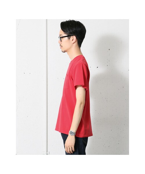 URBAN RESEARCH DOORS(アーバンリサーチドアーズ)の「ピグメントダイ鹿の子Pocket Tシャツ(トップス・メンズ・Black/Green/Blue/Red/White・38/40)」の16枚目の写真