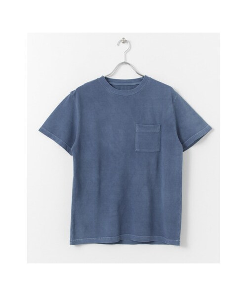 URBAN RESEARCH DOORS(アーバンリサーチドアーズ)の「ピグメントダイ鹿の子Pocket Tシャツ(トップス・メンズ・Black/Green/Blue/Red/White・38/40)」の4枚目の写真
