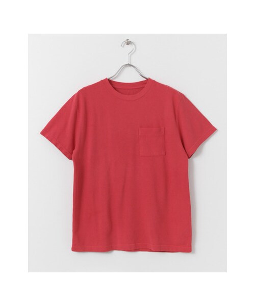 URBAN RESEARCH DOORS(アーバンリサーチドアーズ)の「ピグメントダイ鹿の子Pocket Tシャツ(トップス・メンズ・Black/Green/Blue/Red/White・38/40)」の5枚目の写真