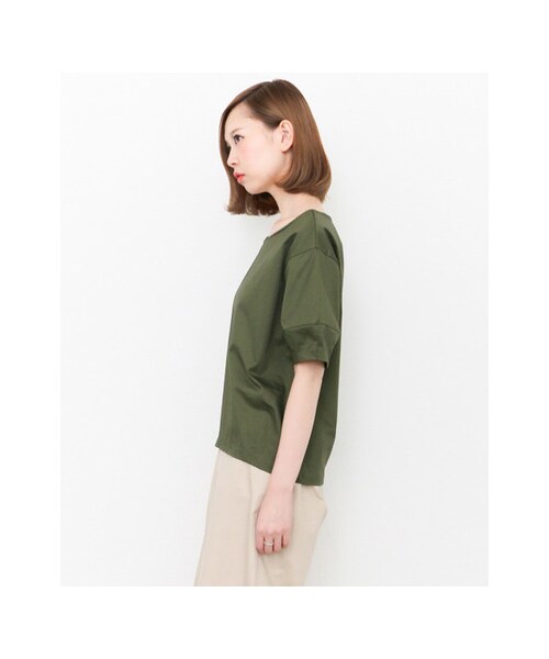 KBF（ケイビーエフ）の「コクーンスリーブプルオーバー（トップス・レディース・KHAKI/WHITE/NAVY・one）」の8枚目の写真