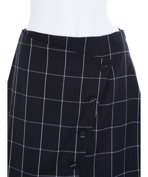 merry jenny（メリージェニー）の「チェックラップスカート（スカート・レディース・ブラック/ピンク/オレンジ・S/M）」の8枚目の写真