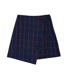 merry jenny | チェックラップスカート(スカート)