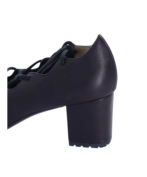 merry jenny(メリージェニー)の「レースアップパールパンプス(シューズ・レディース・ブラック/レッド/カーキ・M/L)」の8枚目の写真